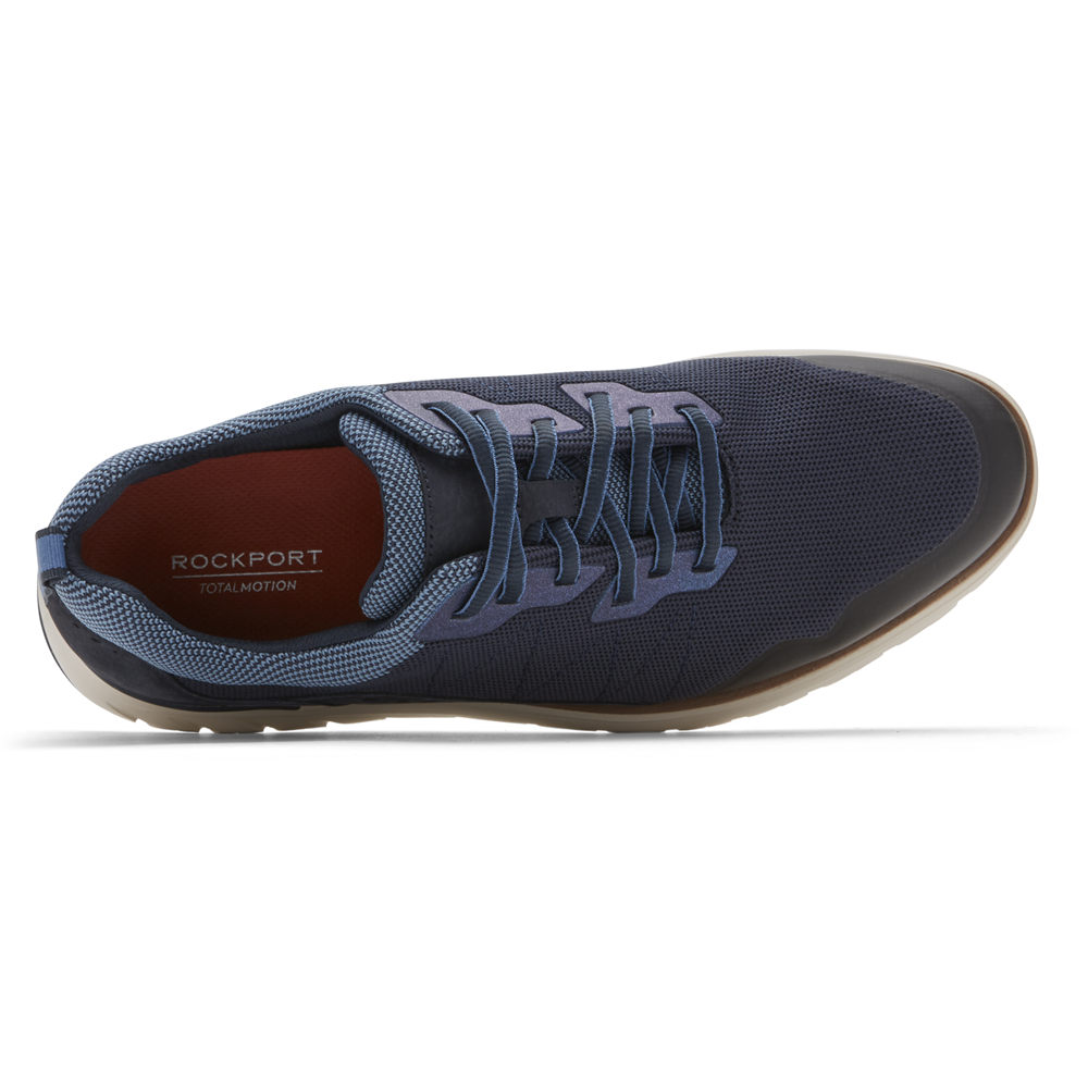 Rockport Mens Total Motion Sport Mudguard - Sneakers Blue - IOT932681